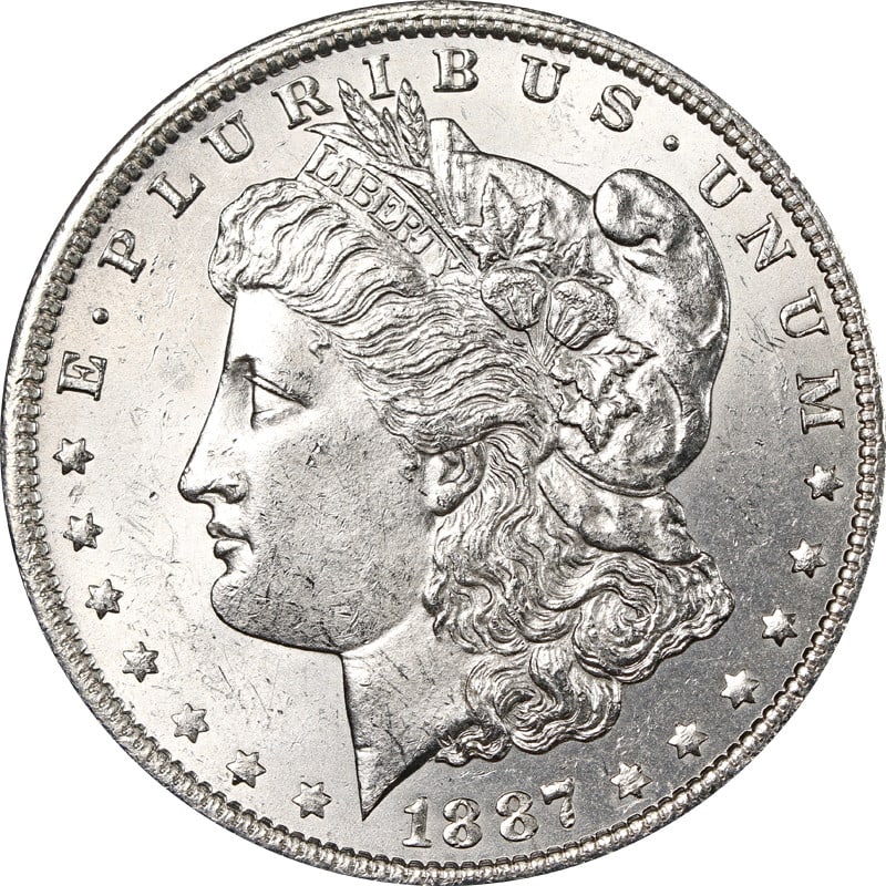 1887 O United States Morgan silver dollar (1 of 2)