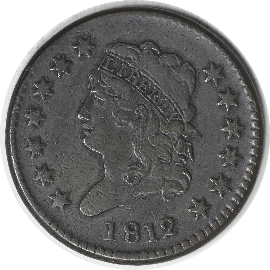 1812 Classic Head Large Cent Copper Coin XF Uncertified (1 of 2)