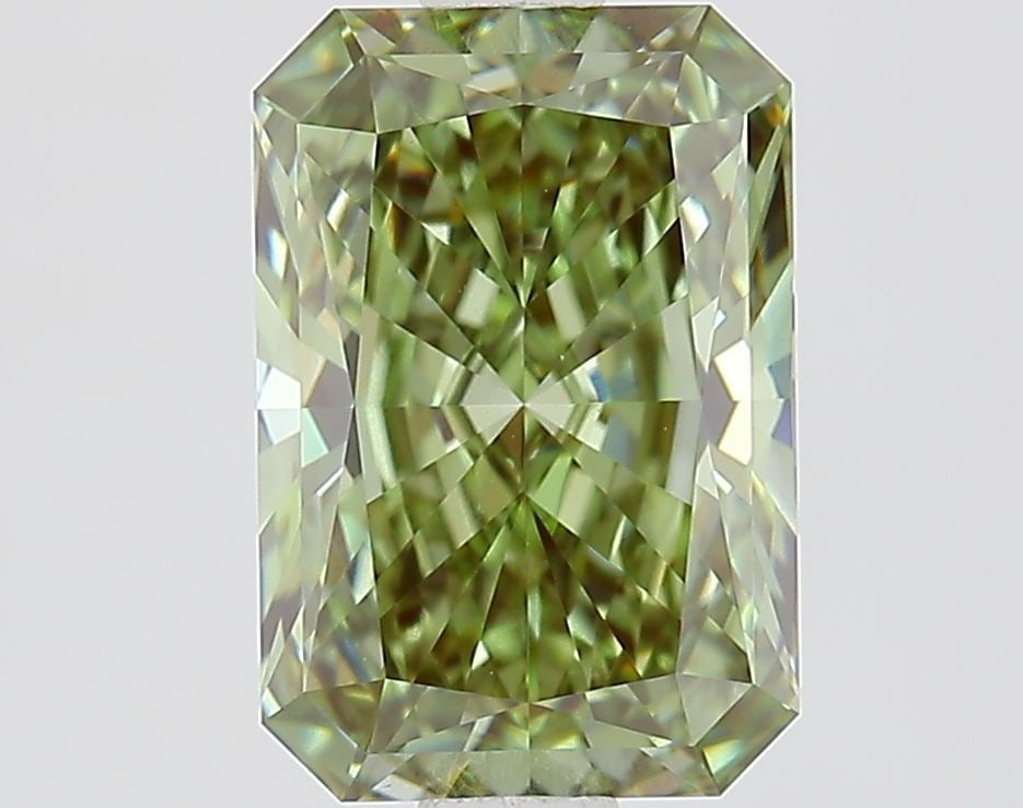 Loose Diamond - RADIANT 1.6ct Fancy Vivid Green VVS2: Loose Diamond - RADIANT 1.6ct Fancy Vivid Green VVS2 Source: This is a real non-mined Diamond that has been grown in a lab Shape: RADIANT Carats: 1.6 Color: Fancy Vivid Green Certification: IGI
