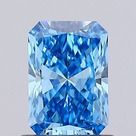 Loose Diamond - RADIANT 0.79ct Fancy Vivid Blue VS2: Loose Diamond - RADIANT 0.79ct Fancy Vivid Blue VS2 Source: This is a real non-mined Diamond that has been grown in a lab Shape: RADIANT Carats: 0.79 Color: Fancy Vivid Blue Certification: IGI Video: