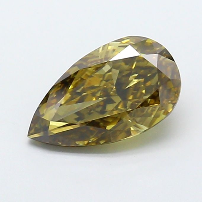 Loose Diamond - PEAR 3.03ct Fancy Gray Yellow VS1 (1 of 1)
