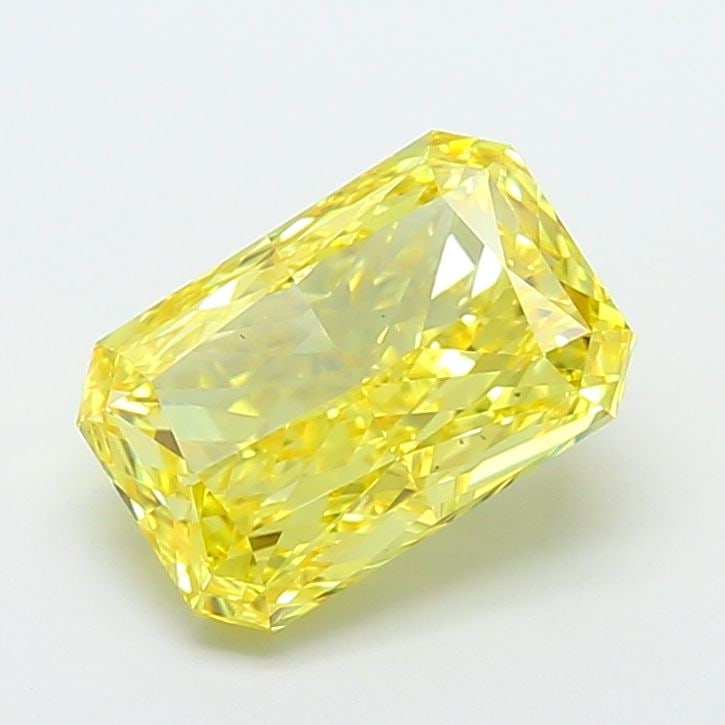 Loose Diamond - RADIANT 4.01ct Fancy Vivid Yellow VS1: Loose Diamond - RADIANT 4.01ct Fancy Vivid Yellow VS1 Source: This is a real non-mined Diamond that has been grown in a lab Shape: RADIANT Carats: 4.01 Color: Fancy Vivid Yellow Certification: IGI
