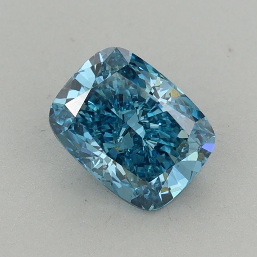 Loose Diamond - CUSHION MODIFIED 1.22ct Fancy Vivid Blue VS2: Loose Diamond - CUSHION MODIFIED 1.22ct Fancy Vivid Blue VS2 Source: This is a real non-mined Diamond that has been grown in a lab Shape: CUSHION MODIFIED Carats: 1.22 Color: Fancy Vivid Blue Certific