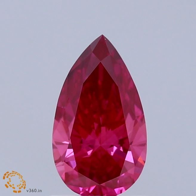 Loose Diamond - PEAR 0.9ct Fancy Vivid Pink VS1: Loose Diamond - PEAR 0.9ct Fancy Vivid Pink VS1 Source: This is a real non-mined Diamond that has been grown in a lab Shape: PEAR Carats: 0.9 Color: Fancy Vivid Pink Certification: IGI Video: