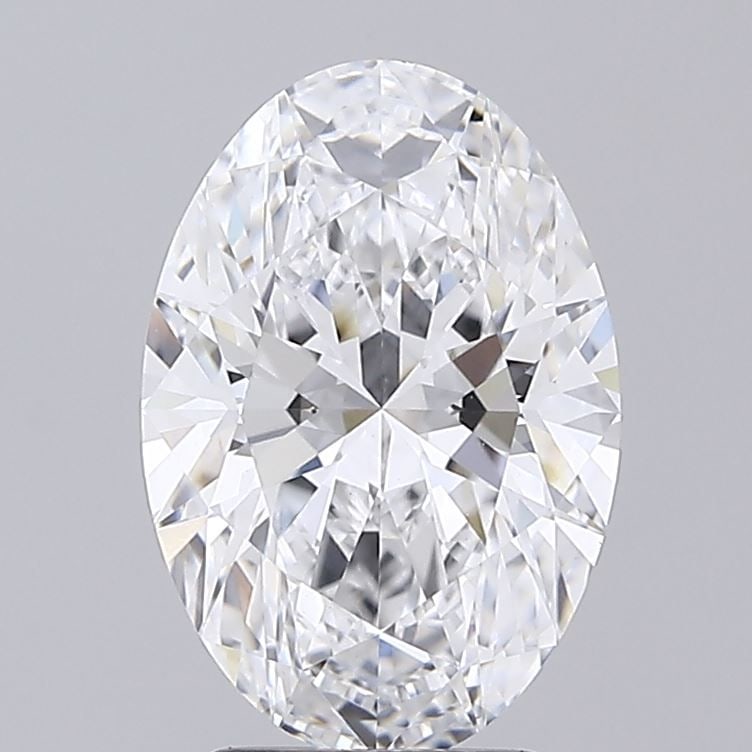 Loose Diamond - OVAL 3.06ct D VVS2: Loose Diamond - OVAL 3.06ct D VVS2 Source: This is a real non-mined Diamond that has been grown in a lab Shape: OVAL Carats: 3.06 Color: D Clarity: VVS2 Certification: IGI Video: Video Link
