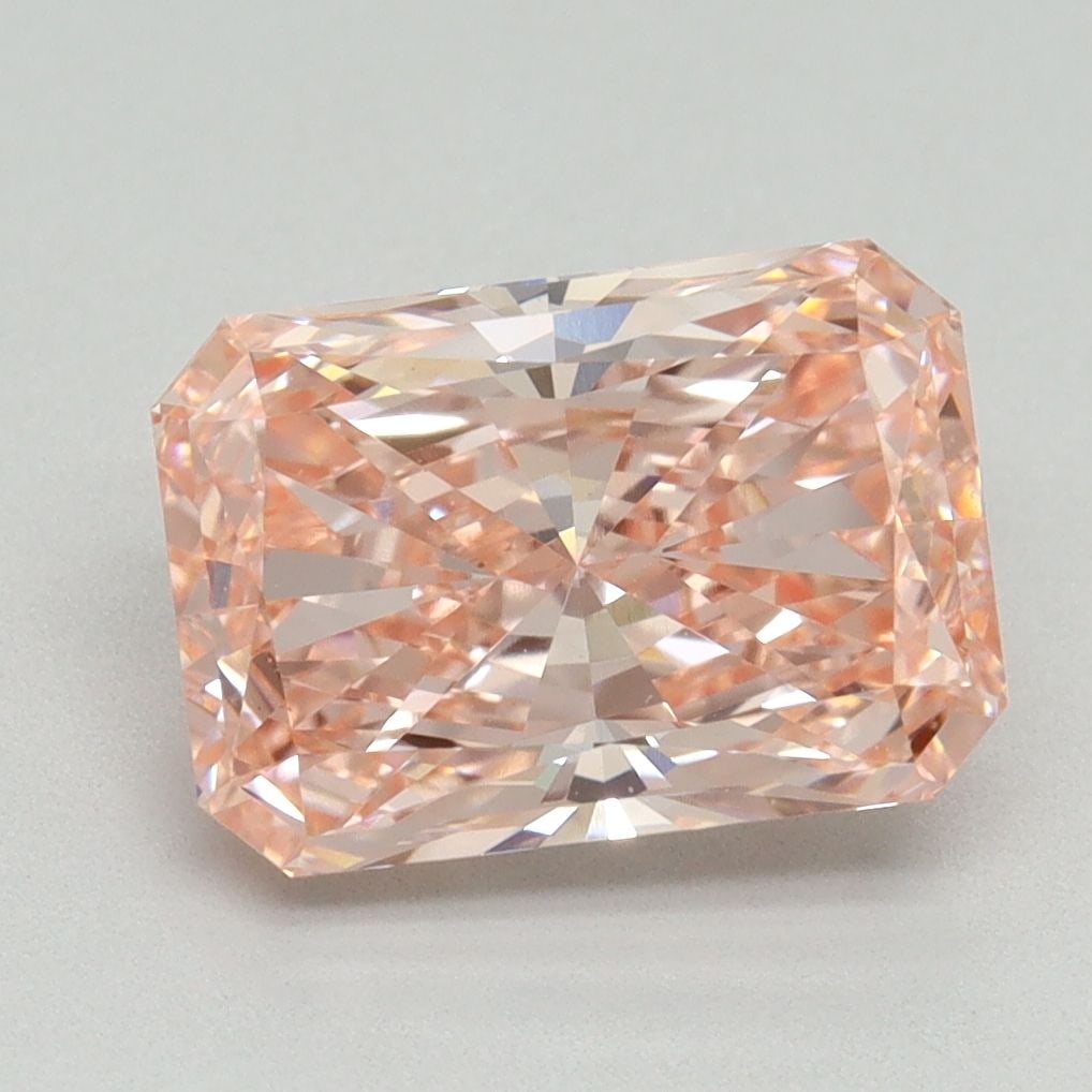 Loose Diamond - RADIANT 3.11ct Fancy Vivid Pink VVS2: Loose Diamond - RADIANT 3.11ct Fancy Vivid Pink VVS2 Source: This is a real non-mined Diamond that has been grown in a lab Shape: RADIANT Carats: 3.11 Color: Fancy Vivid Pink Certification: IGI