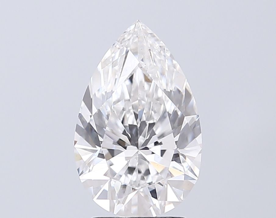Loose Diamond - PEAR 2.3ct D VS2: Loose Diamond - PEAR 2.3ct D VS2 Source: This is a real non-mined Diamond that has been grown in a lab Shape: PEAR Carats: 2.3 Color: D Clarity: VS2 Certification: IGI Additional images available