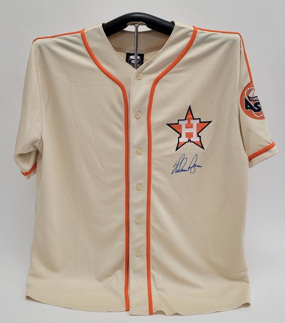 Nolan Ryan Autographed Houston Astros Jersey with JSA COA (1 of 6)