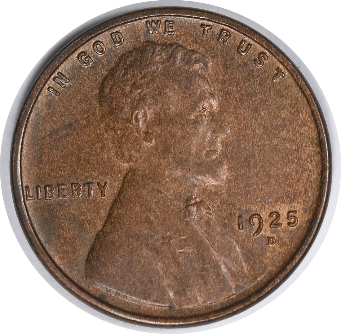 1925-D Lincoln Wheat Cent Choice BU Uncertified Copper Coin: 1925-D Lincoln Wheat Cent Choice BU Uncertified Copper Coin This 1925-D Lincoln Cent is a stunning example of a Choice Brilliant Uncirculated (BU) coin, showcasing the classic Lincoln Wheat design. Mi