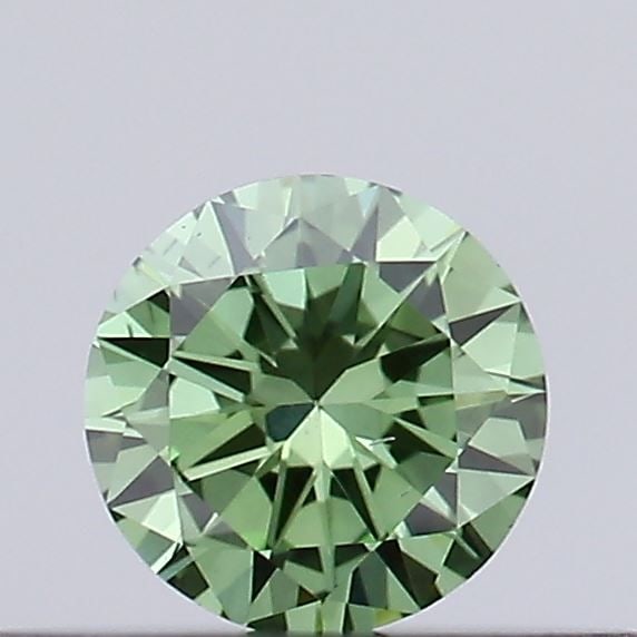 Loose Diamond - ROUND 0.17ct Fancy Vivid Green VS2: Loose Diamond - ROUND 0.17ct Fancy Vivid Green VS2 Source: This is a real non-mined Diamond that has been grown in a lab Shape: ROUND Carats: 0.17 Color: Fancy Vivid Green Certification: IGI Video: