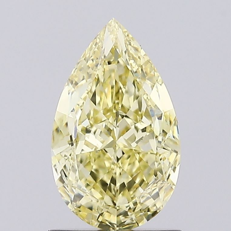 Loose Diamond - PEAR 1.06ct Fancy Yellow VS1: Loose Diamond - PEAR 1.06ct Fancy Yellow VS1 Source: This is a real non-mined Diamond that has been grown in a lab Shape: PEAR Carats: 1.06 Color: Fancy Yellow Certification: IGI Video: Video Link