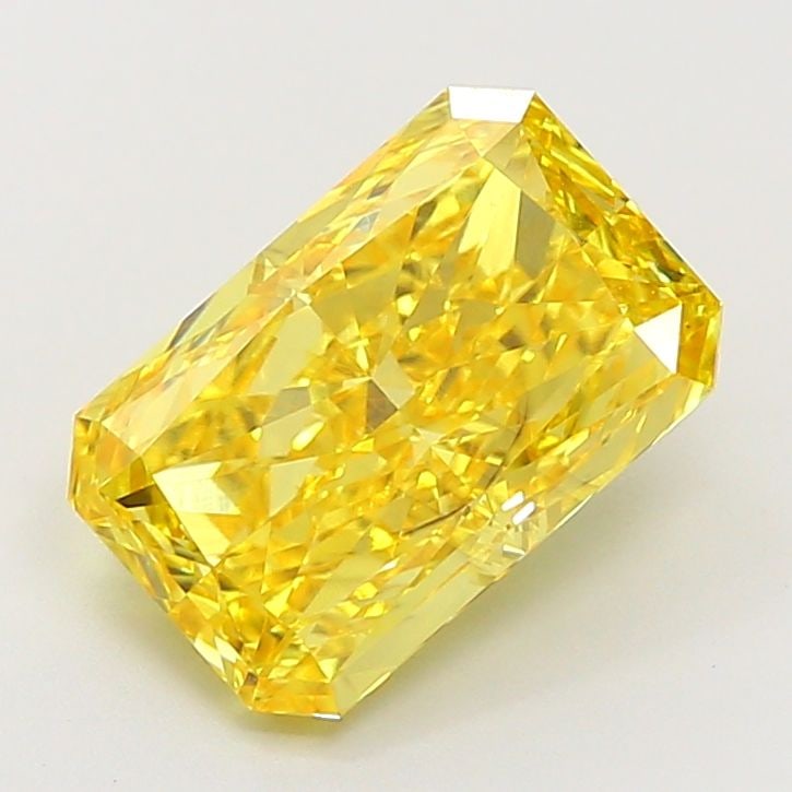 Loose Diamond - RADIANT 3.53ct Fancy Vivid Yellow VS2: Loose Diamond - RADIANT 3.53ct Fancy Vivid Yellow VS2 Source: This is a real non-mined Diamond that has been grown in a lab Shape: RADIANT Carats: 3.53 Color: Fancy Vivid Yellow Certification: IGI