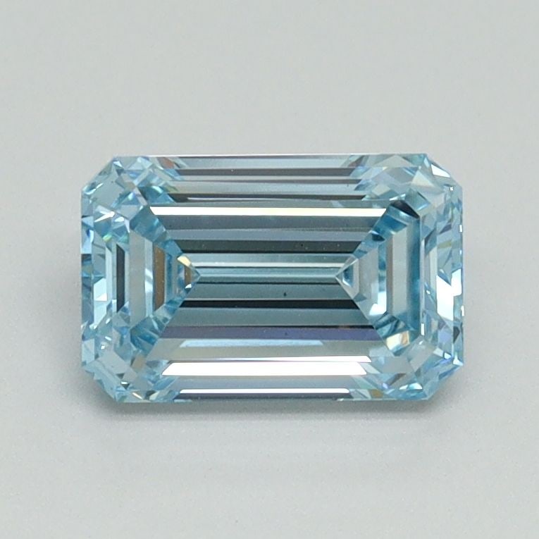 Loose Diamond - EMERALD 1.09ct Fancy Intense Blue VS1: Loose Diamond - EMERALD 1.09ct Fancy Intense Blue VS1 Source: This is a real non-mined Diamond that has been grown in a lab Shape: EMERALD Carats: 1.09 Color: Fancy Intense Blue Certification: IGI Vid