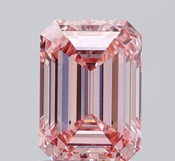 Loose Diamond - EMERALD 1.65ct Fancy Intense Pink VS2: Loose Diamond - EMERALD 1.65ct Fancy Intense Pink VS2 Source: This is a real non-mined Diamond that has been grown in a lab Shape: EMERALD Carats: 1.65 Color: Fancy Intense Pink Certification: IGI
