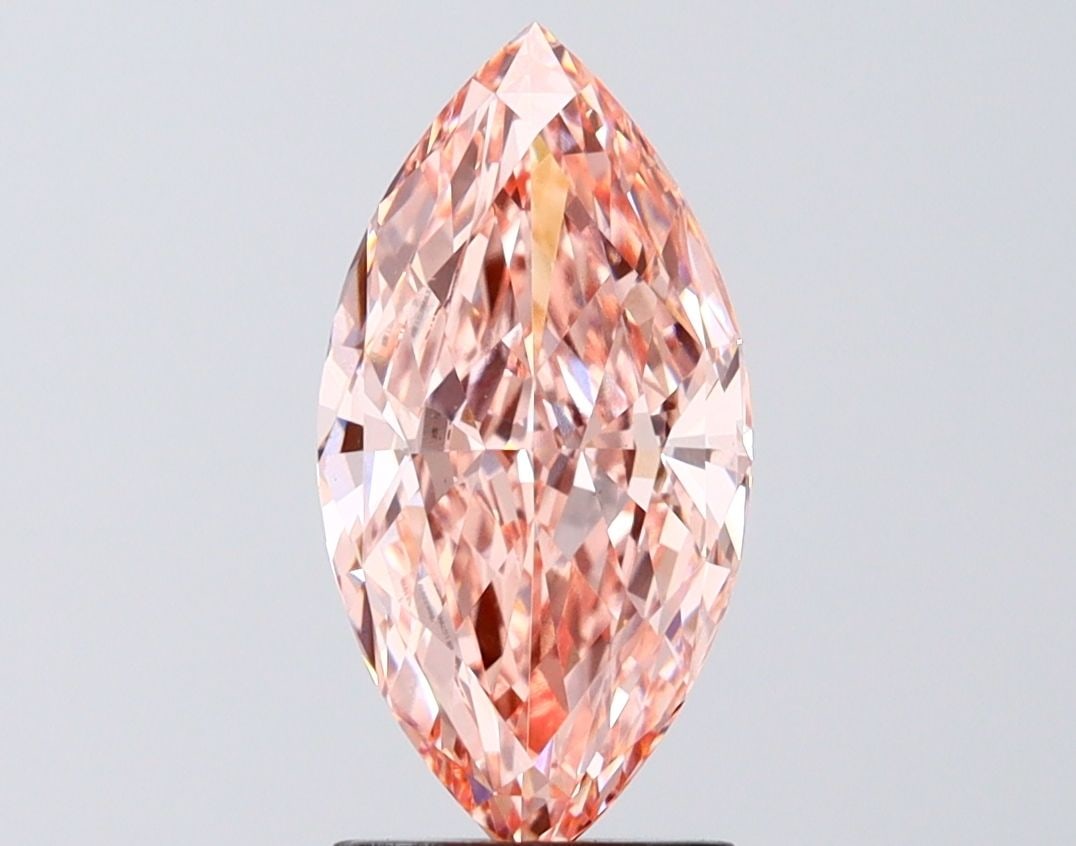 Loose Diamond - MARQUISE 2.09ct Fancy Vivid Pink VVS1: Loose Diamond - MARQUISE 2.09ct Fancy Vivid Pink VVS1 Source: This is a real non-mined Diamond that has been grown in a lab Shape: MARQUISE Carats: 2.09 Color: Fancy Vivid Pink Certification: IGI