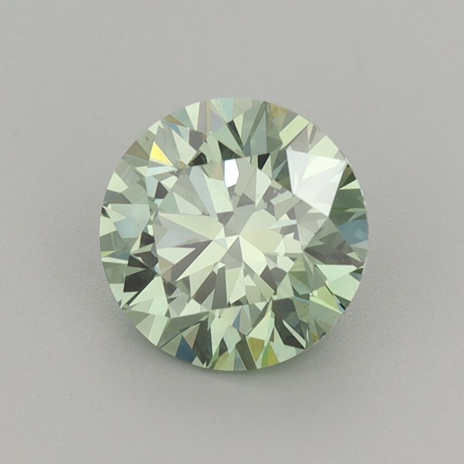Ideal Loose Diamond - ROUND 1.54ct Fancy Vivid Green VS1: Ideal Loose Diamond - ROUND 1.54ct Fancy Vivid Green VS1 Source: This is a real non-mined Diamond that has been grown in a lab Shape: ROUND Carats: 1.54 Color: Fancy Vivid Green Certification: IGI