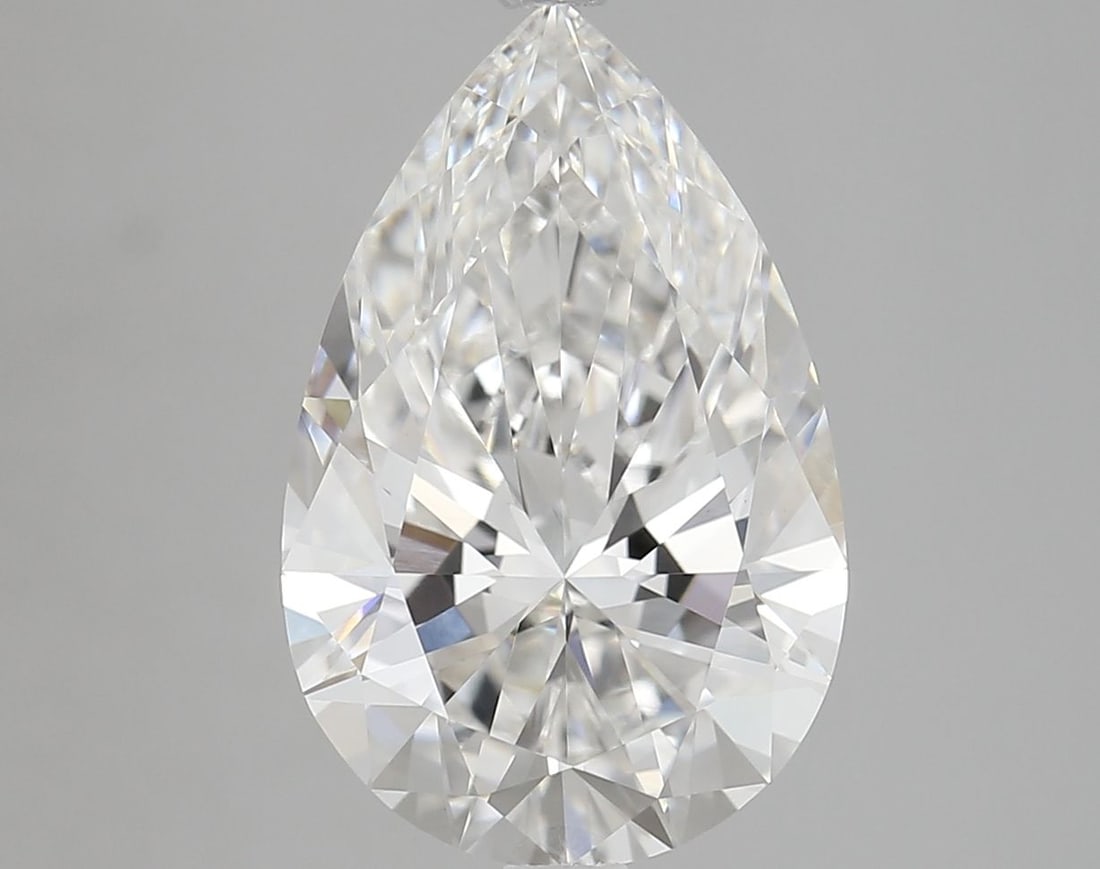 Loose Diamond - PEAR 5.02ct F VVS2: Loose Diamond - PEAR 5.02ct F VVS2 Source: This is a real non-mined Diamond that has been grown in a lab Shape: PEAR Carats: 5.02 Color: F Clarity: VVS2 Certification: IGI Video: Video Link