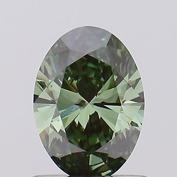 Loose Diamond - OVAL 0.7ct Fancy Vivid Green VS1: Loose Diamond - OVAL 0.7ct Fancy Vivid Green VS1 Source: This is a real non-mined Diamond that has been grown in a lab Shape: OVAL Carats: 0.7 Color: Fancy Vivid Green Certification: IGI Video: Video