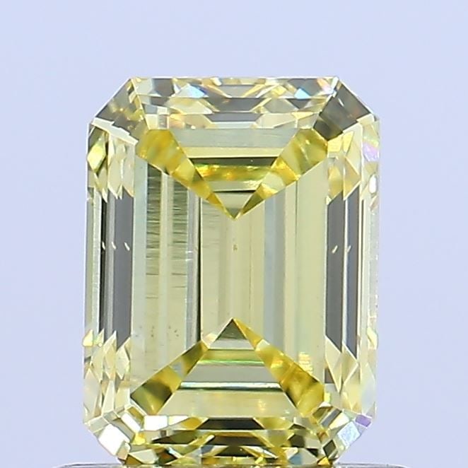 Loose Diamond - EMERALD 0.92ct Fancy Intense Yellow VS2 (1 of 1)