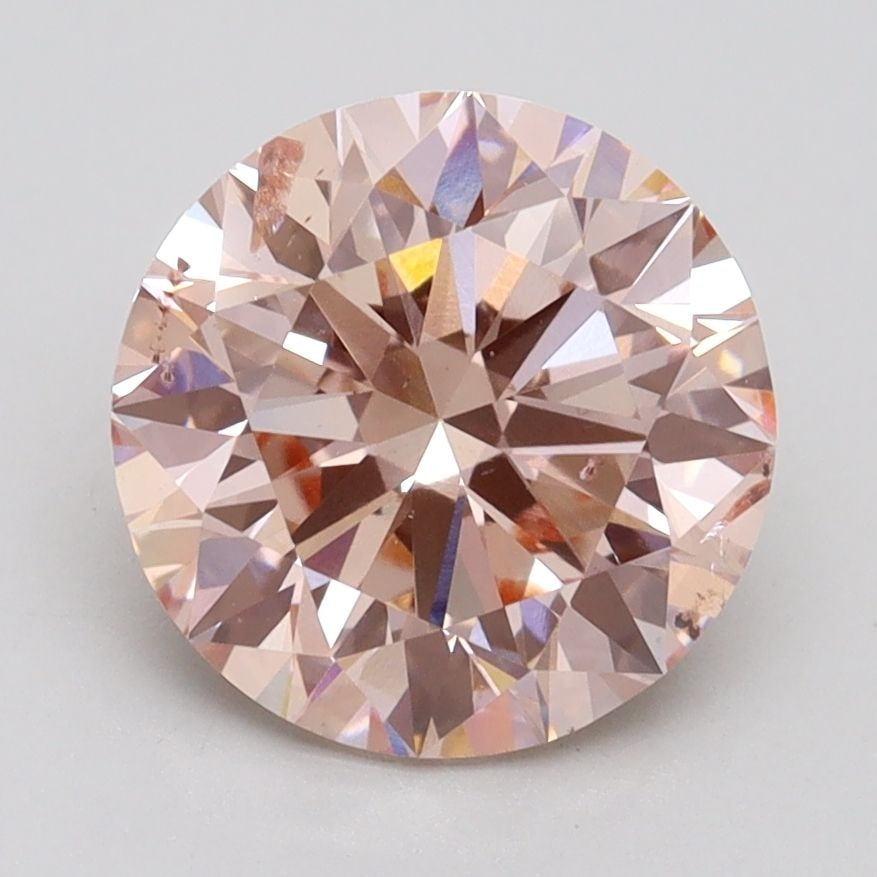 Loose Diamond - ROUND 2.69ct Fancy Intense Pink SI2: Loose Diamond - ROUND 2.69ct Fancy Intense Pink SI2 Source: This is a real non-mined Diamond that has been grown in a lab Shape: ROUND Carats: 2.69 Color: Fancy Intense Pink Certification: IGI Video: