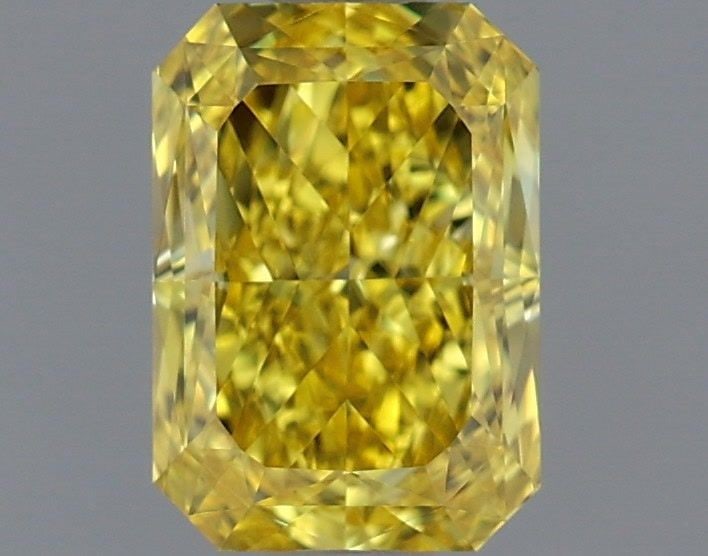 Loose Diamond - RADIANT 1.02ct Fancy Vivid Yellow VS1: Loose Diamond - RADIANT 1.02ct Fancy Vivid Yellow VS1 Source: This is a real non-mined Diamond that has been grown in a lab Shape: RADIANT Carats: 1.02 Color: Fancy Vivid Yellow Certification: IGI