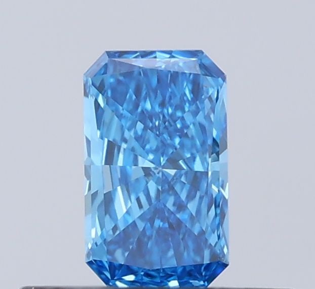 Loose Diamond - RADIANT 0.25ct Fancy Vivid Blue VS1: Loose Diamond - RADIANT 0.25ct Fancy Vivid Blue VS1 Source: This is a real non-mined Diamond that has been grown in a lab Shape: RADIANT Carats: 0.25 Color: Fancy Vivid Blue Certification: IGI Video: