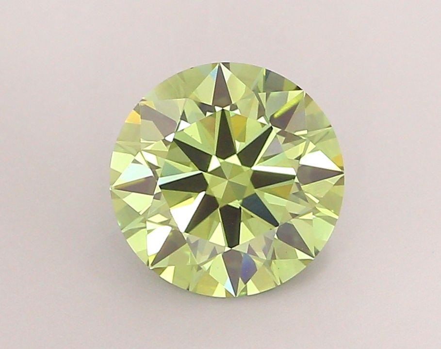 Ideal Loose Diamond - ROUND 2.31ct Fancy Vivid Green VS1: Ideal Loose Diamond - ROUND 2.31ct Fancy Vivid Green VS1 Source: This is a real non-mined Diamond that has been grown in a lab Shape: ROUND Carats: 2.31 Color: Fancy Vivid Green Certification: IGI
