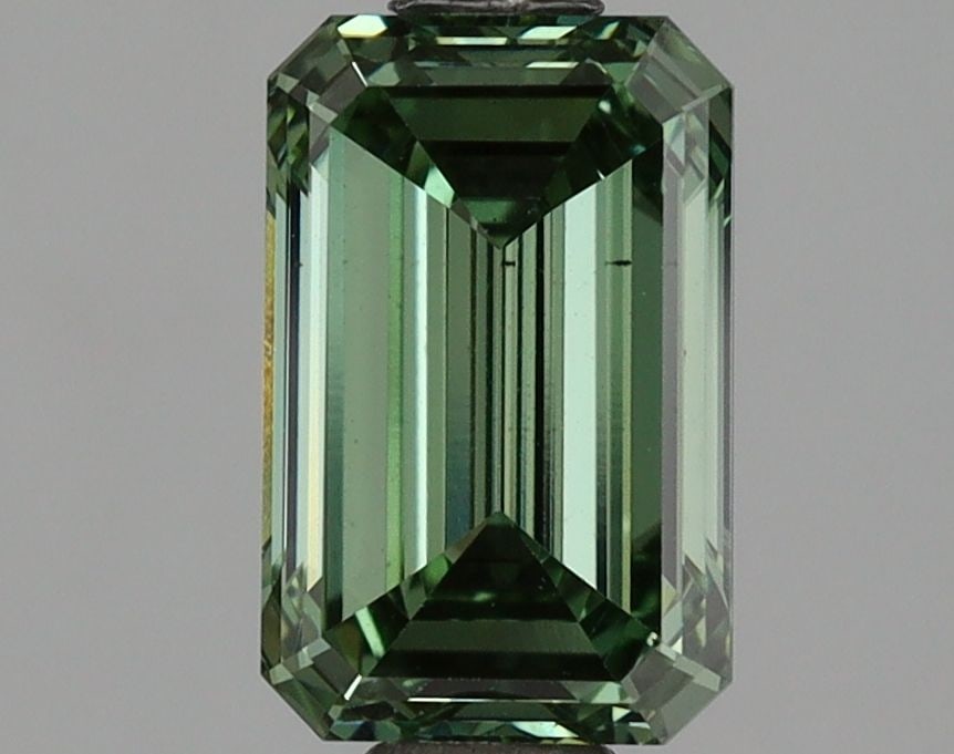 Loose Diamond - EMERALD 1.55ct Fancy Green VS2: Loose Diamond - EMERALD 1.55ct Fancy Green VS2 Source: This is a real non-mined Diamond that has been grown in a lab Shape: EMERALD Carats: 1.55 Color: Fancy Green Certification: NONE Video: Video