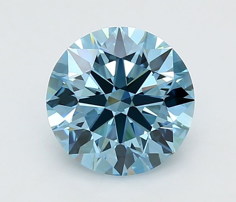 Ideal Loose Diamond - ROUND 3.05ct Fancy Vivid Blue VVS2: Ideal Loose Diamond - ROUND 3.05ct Fancy Vivid Blue VVS2 Source: This is a real non-mined Diamond that has been grown in a lab Shape: ROUND Carats: 3.05 Color: Fancy Vivid Blue Certification: IGI