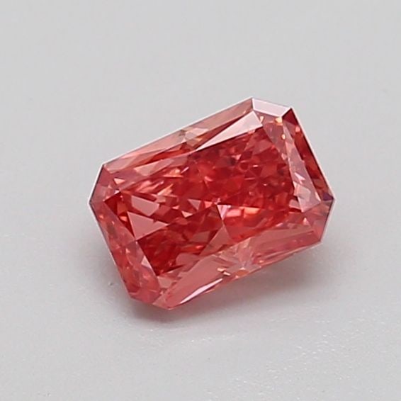 Loose Diamond - RADIANT 0.53ct Fancy Vivid Brownish Pink VS2: Loose Diamond - RADIANT 0.53ct Fancy Vivid Brownish Pink VS2 Source: This is a real non-mined Diamond that has been grown in a lab Shape: RADIANT Carats: 0.53 Color: Fancy Vivid Brownish Pink