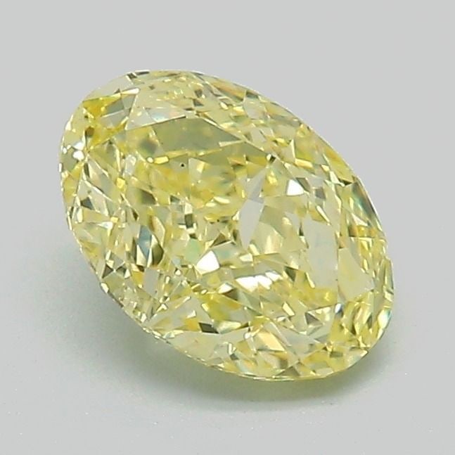Loose Diamond - OVAL 1.07ct Fancy Intense Yellow VS1: Loose Diamond - OVAL 1.07ct Fancy Intense Yellow VS1 Source: This is a real non-mined Diamond that has been grown in a lab Shape: OVAL Carats: 1.07 Color: Fancy Intense Yellow Certification: IGI Video