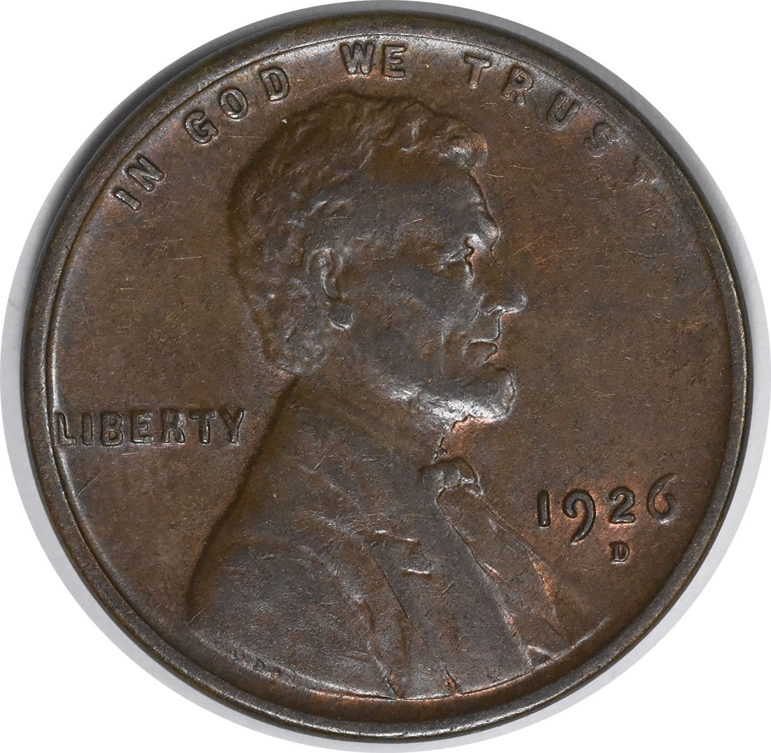 1926-D Lincoln Cent Choice BU Uncertified Copper Coin (1 of 2)