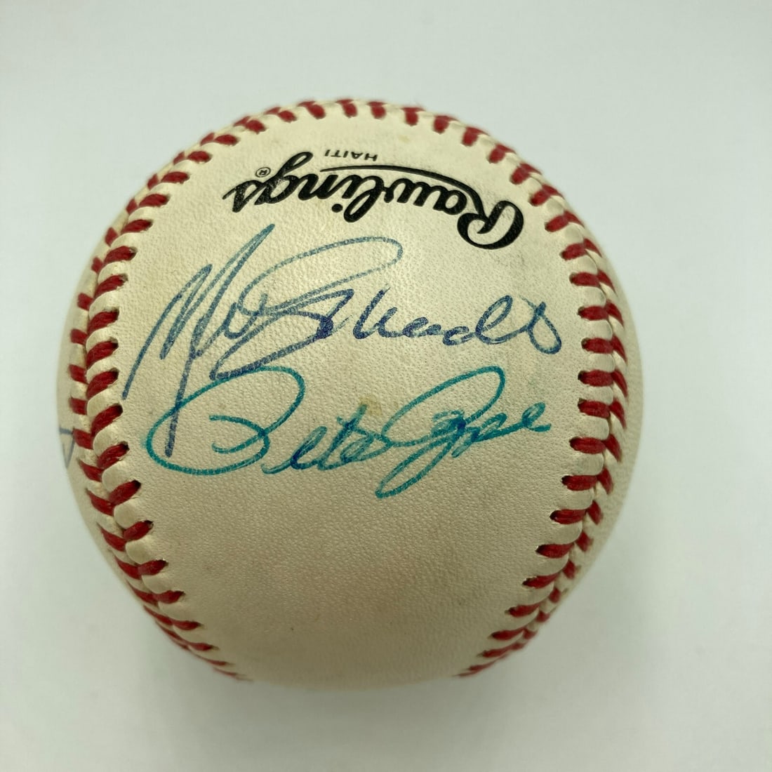 Phillies Legends Signed Baseball Mike Schmidt Pete Rose Steve Carlton JSA COA (1 of 6)