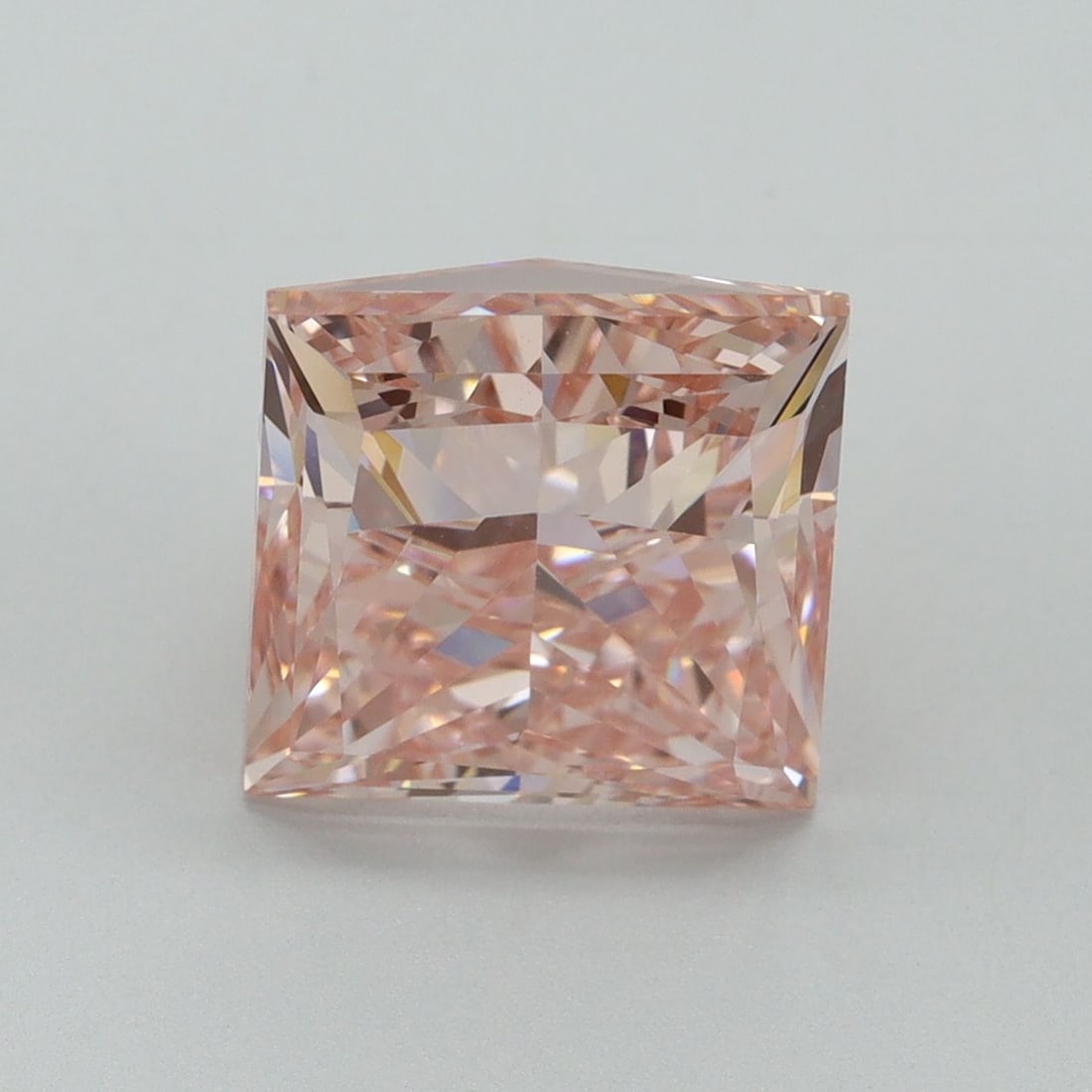 Loose Diamond - PRINCESS 5.01ct Fancy Intense Pink VS1: Loose Diamond - PRINCESS 5.01ct Fancy Intense Pink VS1 Source: This is a real non-mined Diamond that has been grown in a lab Shape: PRINCESS Carats: 5.01 Color: Fancy Intense Pink Certification: IGI