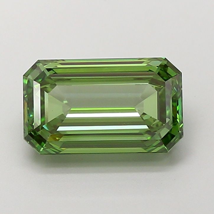 Loose Diamond - EMERALD 5.0ct Fancy Vivid Green VS1: Loose Diamond - EMERALD 5.0ct Fancy Vivid Green VS1 Source: This is a real non-mined Diamond that has been grown in a lab Shape: EMERALD Carats: 5.0 Color: Fancy Vivid Green Certification: IGI Video: