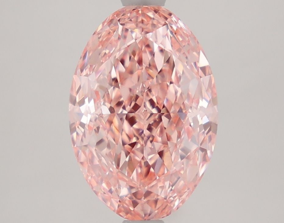 Loose Diamond - OVAL 2.87ct Fancy Vivid Pink VVS2: Loose Diamond - OVAL 2.87ct Fancy Vivid Pink VVS2 Source: This is a real non-mined Diamond that has been grown in a lab Shape: OVAL Carats: 2.87 Color: Fancy Vivid Pink Certification: IGI Video: