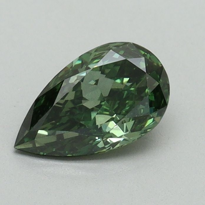 Loose Diamond - PEAR 0.71ct Fancy Vivid Green SI2: Loose Diamond - PEAR 0.71ct Fancy Vivid Green SI2 Source: This is a real non-mined Diamond that has been grown in a lab Shape: PEAR Carats: 0.71 Color: Fancy Vivid Green Certification: IGI Video: