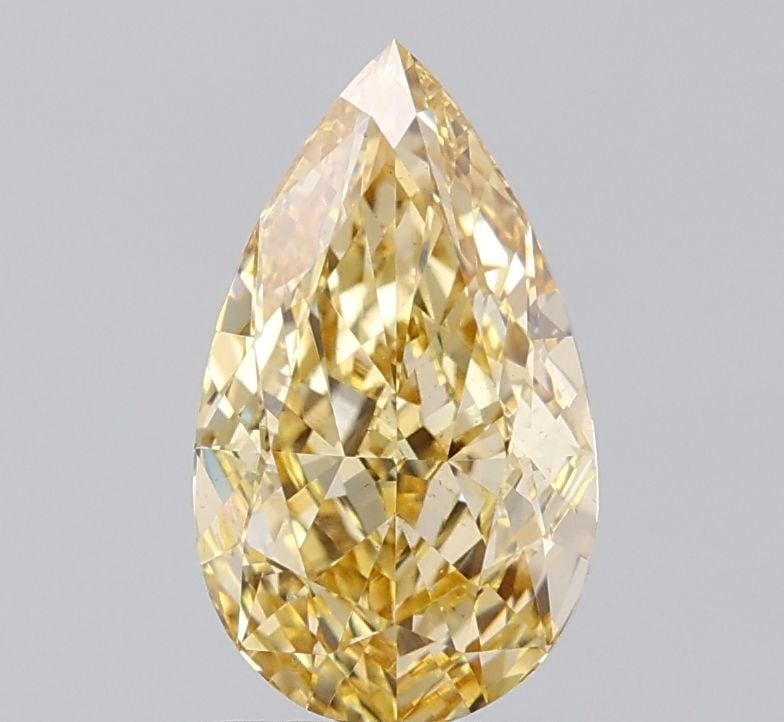 Loose Diamond - PEAR 2.01ct Fancy Intense Yellow VS1 (1 of 1)