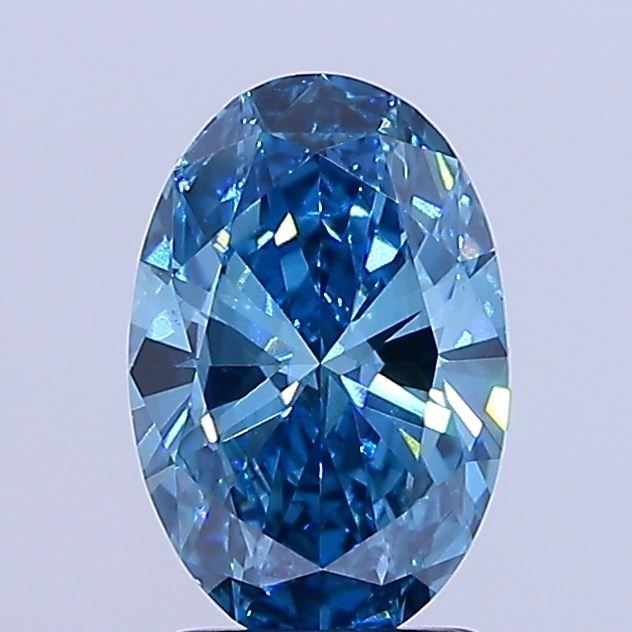 Loose Diamond - OVAL 1.67ct Fancy Vivid Blue VS1 (1 of 1)