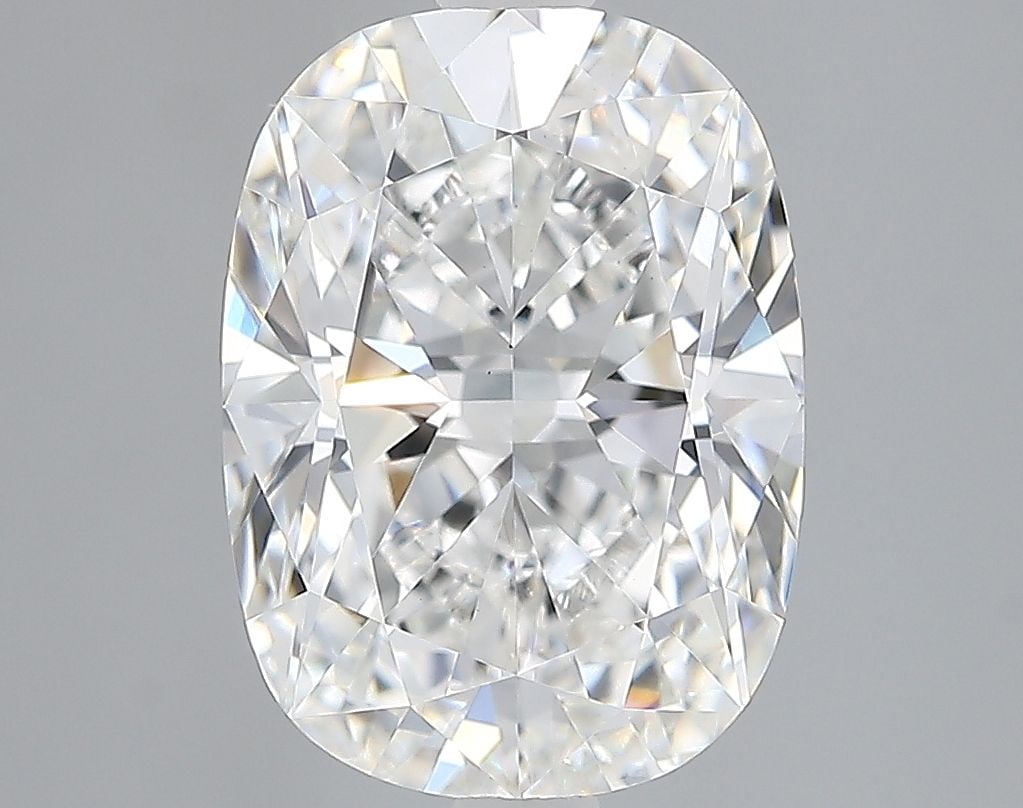 Loose Diamond - CUSHION MODIFIED 2.67ct E VVS2: Loose Diamond - CUSHION MODIFIED 2.67ct E VVS2 Source: This is a real non-mined Diamond that has been grown in a lab Shape: CUSHION MODIFIED Carats: 2.67 Color: E Clarity: VVS2 Certification: IGI