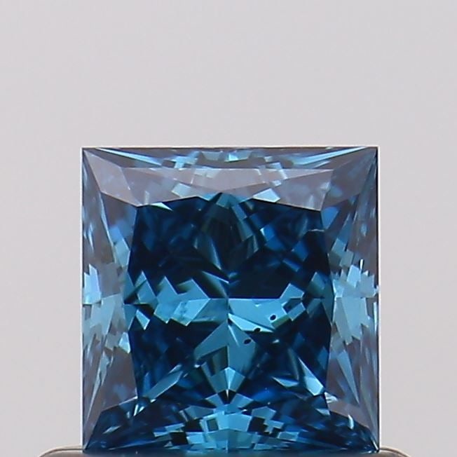 Loose Diamond - PRINCESS 0.5ct Fancy Vivid Blue VS2: Loose Diamond - PRINCESS 0.5ct Fancy Vivid Blue VS2 Source: This is a real non-mined Diamond that has been grown in a lab Shape: PRINCESS Carats: 0.5 Color: Fancy Vivid Blue Certification: NONE Video: