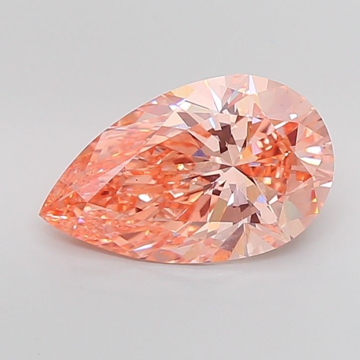 Loose Diamond - PEAR 5.82ct Fancy Intense Pink VS2: Loose Diamond - PEAR 5.82ct Fancy Intense Pink VS2 Source: This is a real non-mined Diamond that has been grown in a lab Shape: PEAR Carats: 5.82 Color: Fancy Intense Pink Certification: IGI Video: