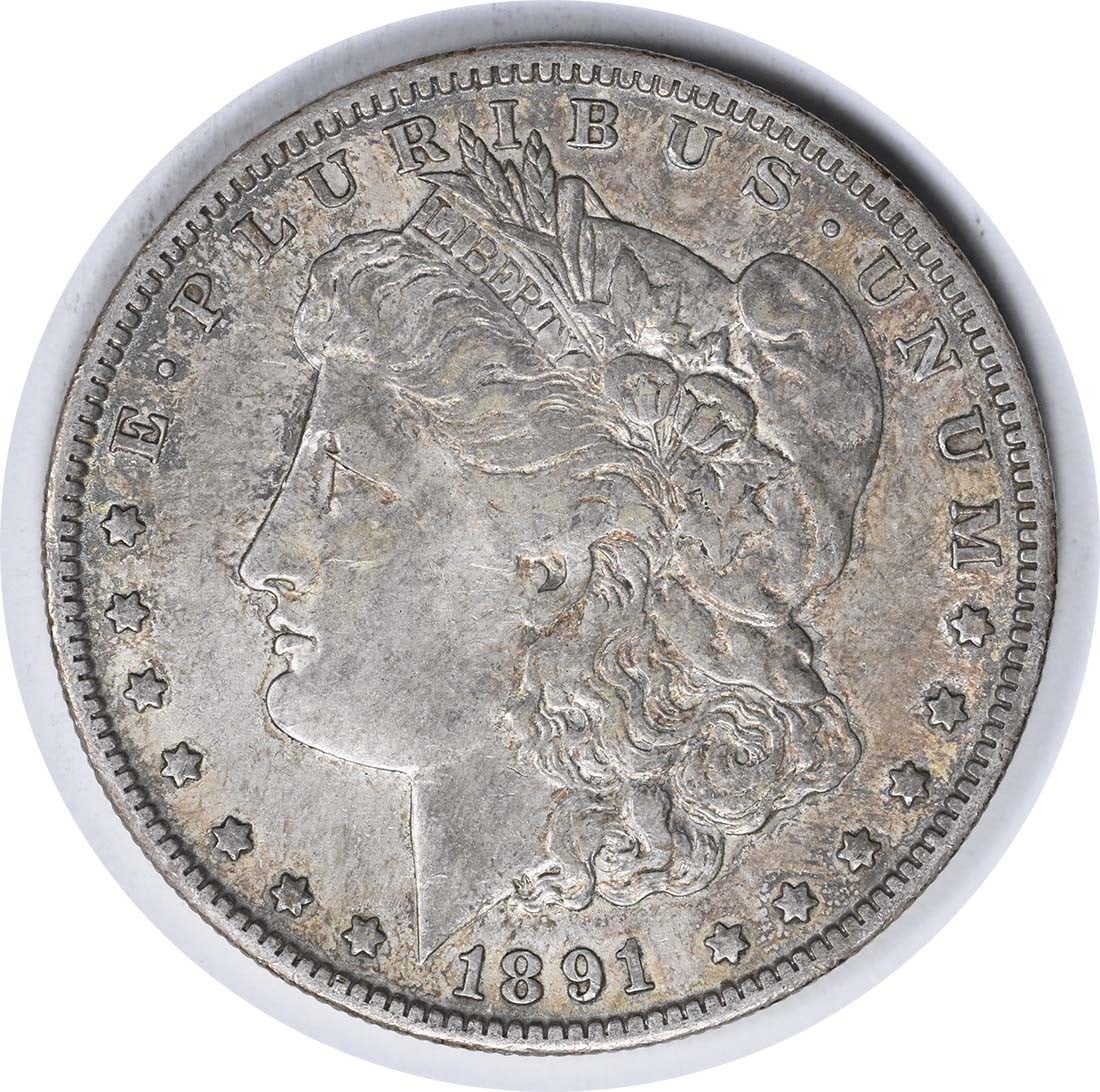 1891-O Morgan Silver Dollar 90% Silver EF Uncertified Coin (1 of 2)