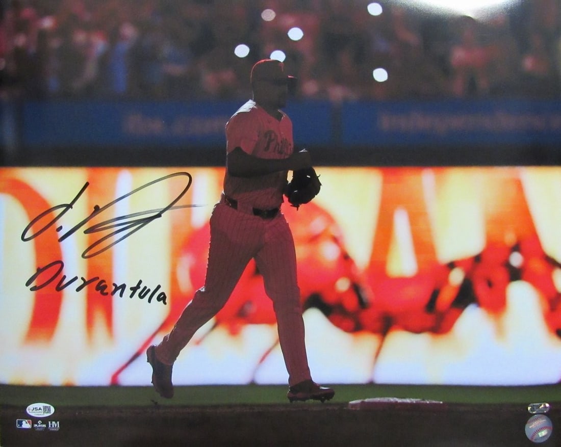 Jhoan Duran Signed 16x20 Photo Inscribed Durantula Phillies JSA Authenticated (1 of 3)