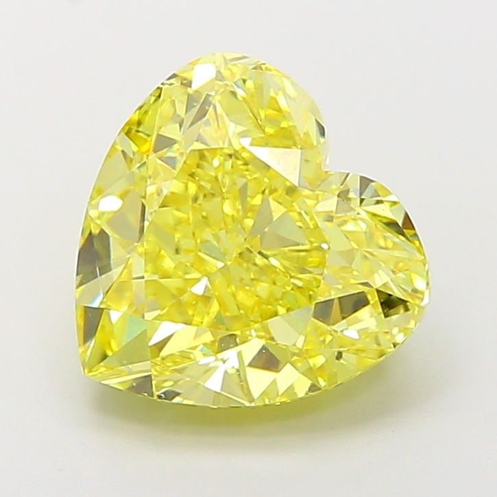 Loose Diamond - HEART 5.03ct Fancy Vivid Yellow VS1: Loose Diamond - HEART 5.03ct Fancy Vivid Yellow VS1 Source: This is a real non-mined Diamond that has been grown in a lab Shape: HEART Carats: 5.03 Color: Fancy Vivid Yellow Certification: IGI Video: