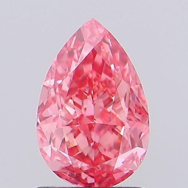 Loose Diamond - PEAR 1.01ct Fancy Vivid Pink VS1: Loose Diamond - PEAR 1.01ct Fancy Vivid Pink VS1 Source: This is a real non-mined Diamond that has been grown in a lab Shape: PEAR Carats: 1.01 Color: Fancy Vivid Pink Certification: IGI Video: Video
