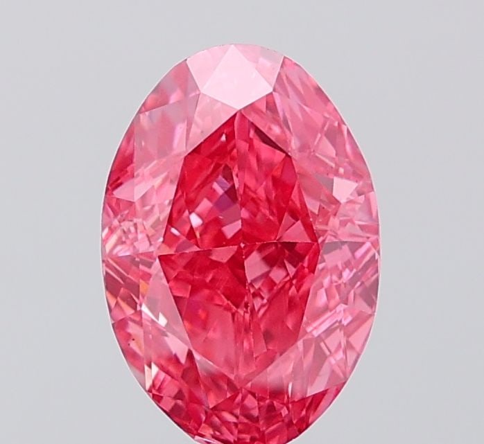 Loose Diamond - OVAL 1.97ct Fancy Vivid Pink VS1: Loose Diamond - OVAL 1.97ct Fancy Vivid Pink VS1 Source: This is a real non-mined Diamond that has been grown in a lab Shape: OVAL Carats: 1.97 Color: Fancy Vivid Pink Certification: IGI Video: Video