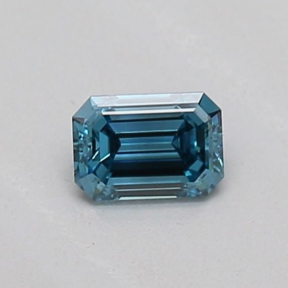 Loose Diamond - EMERALD 0.16ct Fancy Vivid Blue VS1: Loose Diamond - EMERALD 0.16ct Fancy Vivid Blue VS1 Source: This is a real non-mined Diamond that has been grown in a lab Shape: EMERALD Carats: 0.16 Color: Fancy Vivid Blue Certification: IGI Video:
