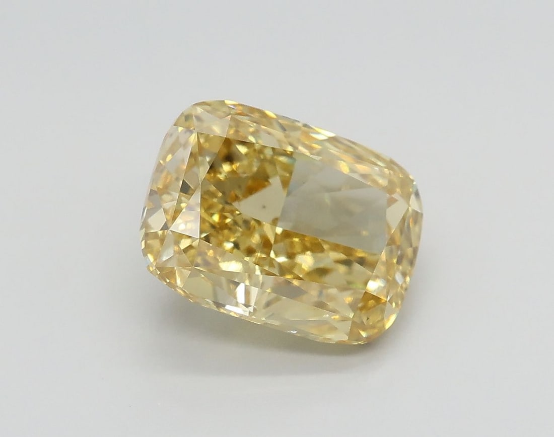 Loose Diamond - CUSHION MODIFIED 2.55ct Fancy Intense Yellow VS1 (1 of 1)