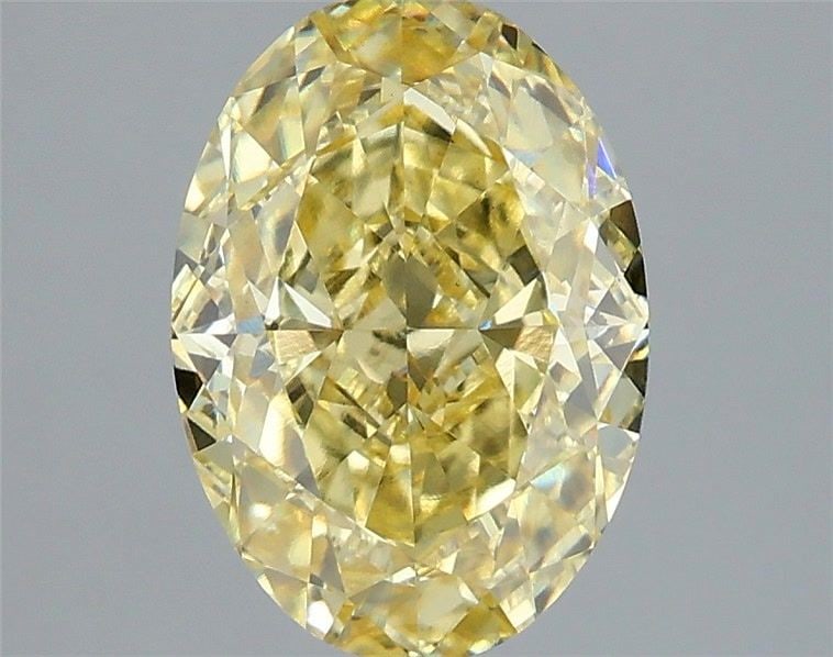 Loose Diamond - OVAL 3.06ct Fancy Intense Yellow VS1 (1 of 1)
